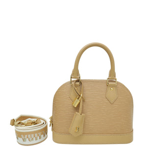Louis Vuitton Camel Alma BB Sporty Bag