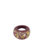 Louis Vuitton Monogram Purple Clear Resin Inclusion Small Ring
