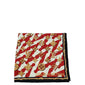 Louis Vuitton Red Multicolor Precious Little V Square Silk Scarf
